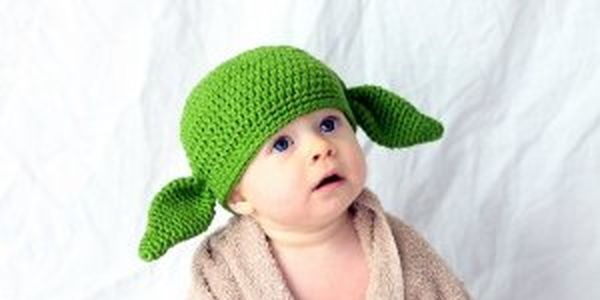 Yoda Baby Hat