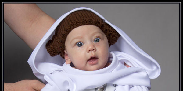 princess leia baby hat